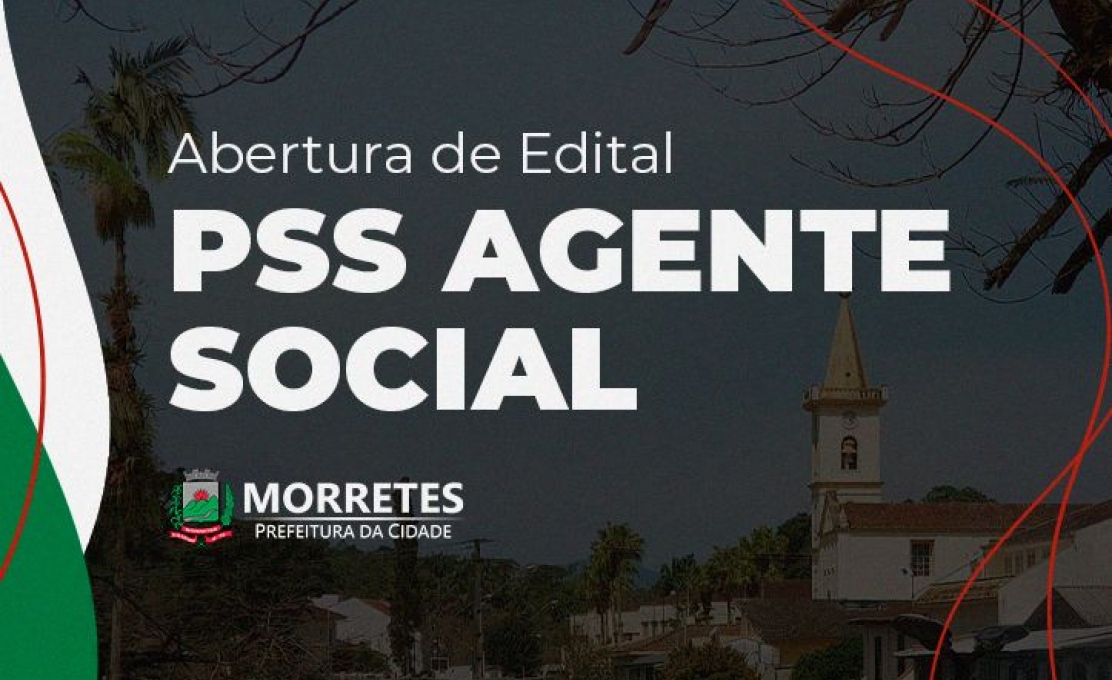 Prefeitura de Morretes está com inscrições abertas para contratação de Agentes Sociais