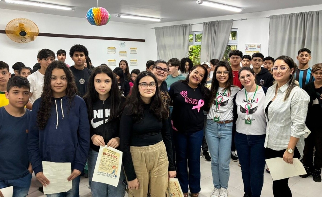 Prevenção ao Suicídio e Combate ao Bullying são temas de palestra no Colégio Estadual Vereador Dionel Charello