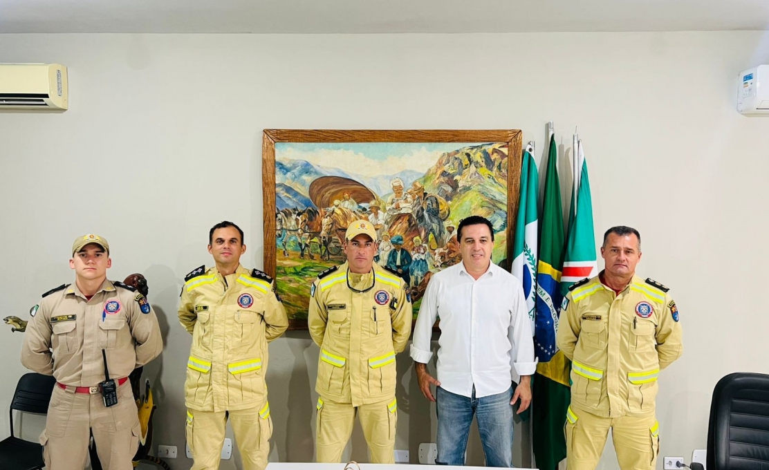 Prefeitura de Morretes recebe comando do 8º Batalhão de Bombeiros do Litoral do Paraná e fortalece parceria instituciona
