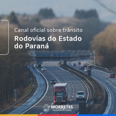 Prefeitura divulga os canais de informação para o trânsito nas rodovias do estado