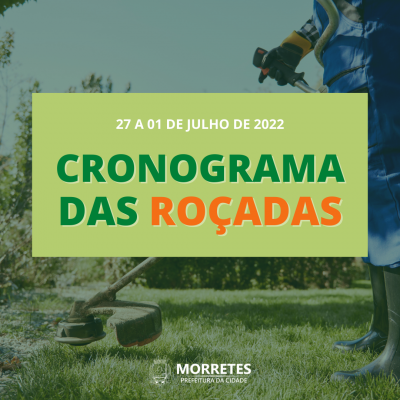 Prefeitura de Morretes disponibiliza cronograma de roçada a população de Morretes