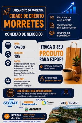 Crédito com rodada voltada a empreendedores