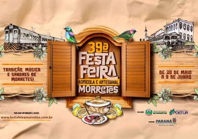 Vem aí a 39ª Festa Feira Agrícola e Artesanal de Morretes