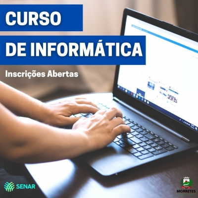 Curso de Informática básica disponibilizado a população de Morretes