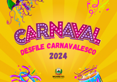 Desfile dos blocos carnavalescos e escolas de samba
