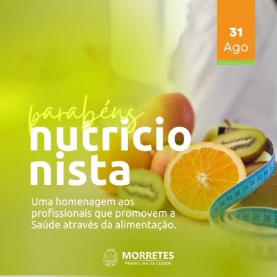 Prefeitura de Morretes homenageia todos os Nutricionistas da cidade