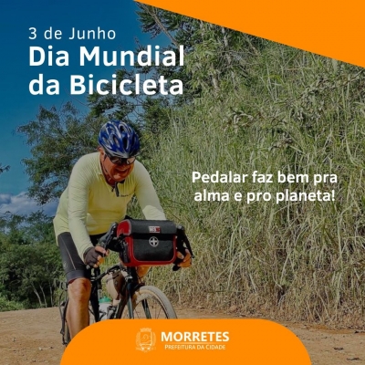 Prefeitura de Morretes comemora o Dia Mundial da Bicicleta 