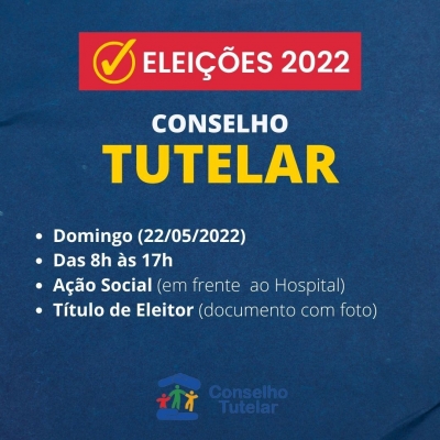 No próximo domingo dia 22 de maio, a população de Morretes poderá escolher quem serão os próximos conselheiros tutelares