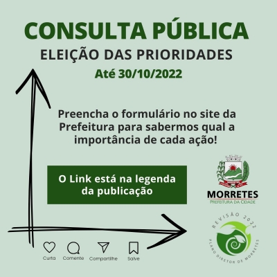 Prefeitura e Funpar convidam a população para contribuir com as prioridades do município