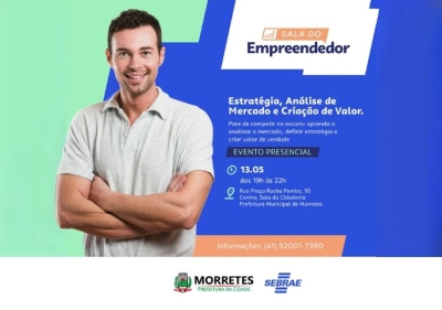 Sala do Empreendedor promove oficina especial sobre estratégia, análise de mercado e criação de valor
