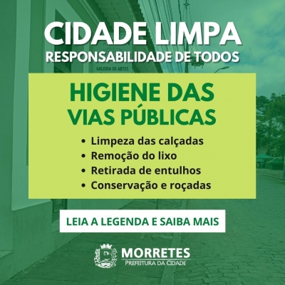 Campanha Cidade Limpa, Responsabilidade de Todos 