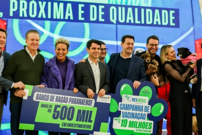 Morretes será contemplada pelo Programa Vet-Móvel Paraná, lançado pelo Governo do Estado