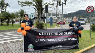 Prefeitura de Morretes realiza ações do Maio Laranja e reforça mobilização pela proteção de crianças e adolescentes