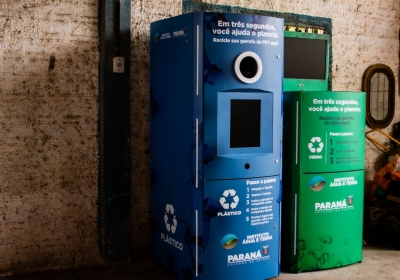 Morretes recebe máquina de processamento de garrafas PET