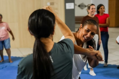 Prefeitura de Morretes encerra Mês da Mulher com aulão de defesa pessoal voltado ao público feminino