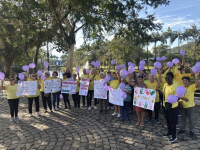 Prefeitura de Morretes realiza passeata em combate à violência contra a pessoa idosa