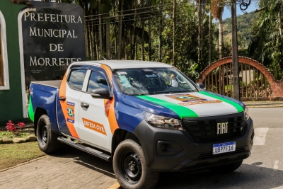 Morretes reforça estrutura da Defesa Civil com nova caminhonete 4x4