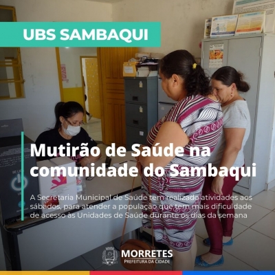 Unidade básica de saúde do sambaqui funcionou no sábado para consultas, exames preventivos e vacinas