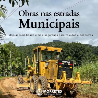 Prefeitura de Morretes realiza manutenções em estradas rurais e urbanas do município 