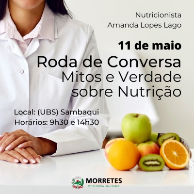 Secretaria Municipal de Saúde promove roda de conversa na U B S do Sambaqui 