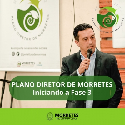 Fase 3 do Plano Diretor de Morretes já em andamento  