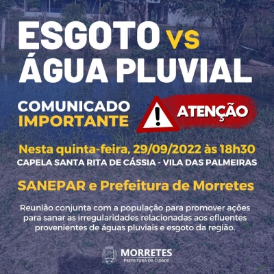 Prefeitura de Morretes promove ação na Vila das Palmeiras juntamente com Sanepar e moradores 