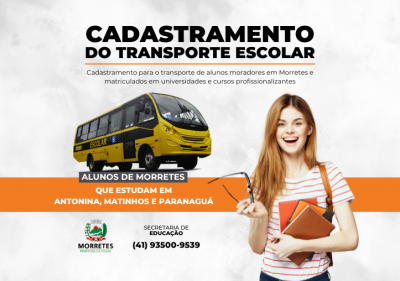Inscrições abertas para o transporte universitário gratuito
