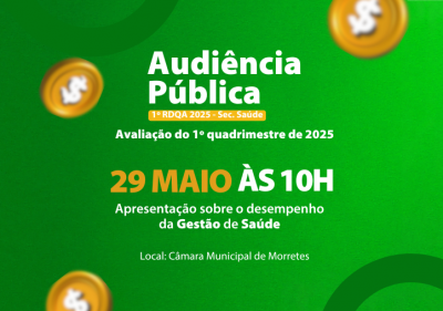 Secretaria de Saúde de Morretes realiza Audiência Pública sobre a gestão do 1º quadrimestre de 2025