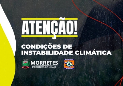 Prefeitura de Morretes alerta para condições de instabilidade no Paraná nos próximos dias
