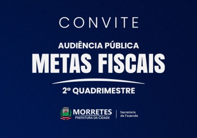 Morretes realiza Audiência Pública de Metas Fiscais