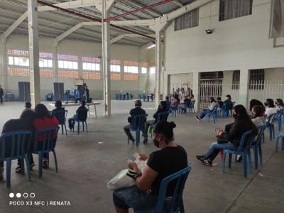 Programa Justiça no Bairro realizado na cidade de Morretes