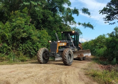 Secretaria de Infraestrutura realiza patrolamento em bairros de Morretes