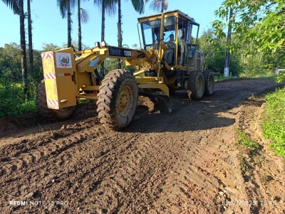 Secretaria de Infraestrutura intensifica melhorias nas estradas rurais e urbanas de Morretes