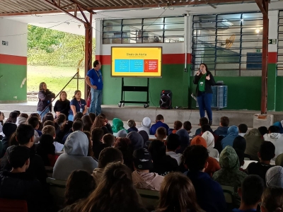 Conselho Tutelar e Secretaria de Assistência Social promovem palestra sobre saúde mental nas escolas
