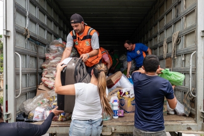 Prefeitura de Morretes informa telefone para as famílias que ainda não foram atendidas com doações